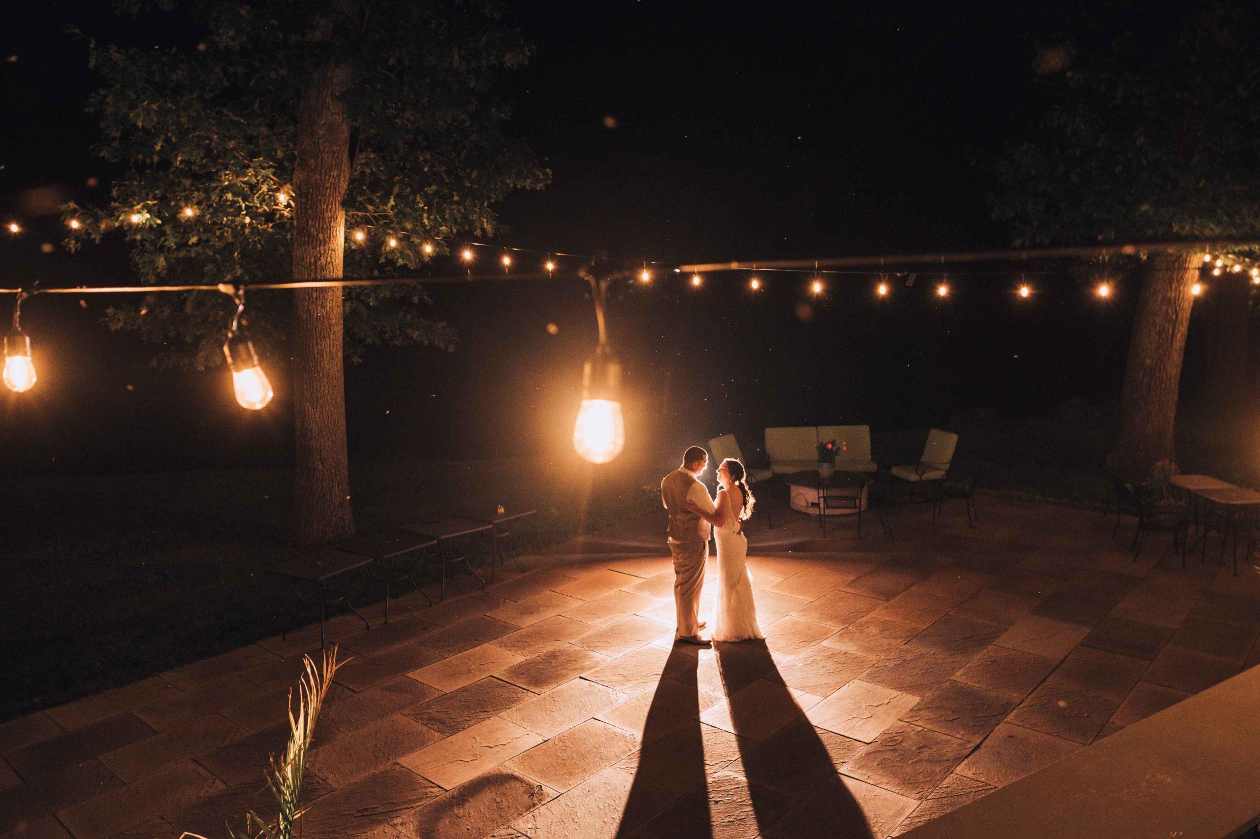 night lighting in nature