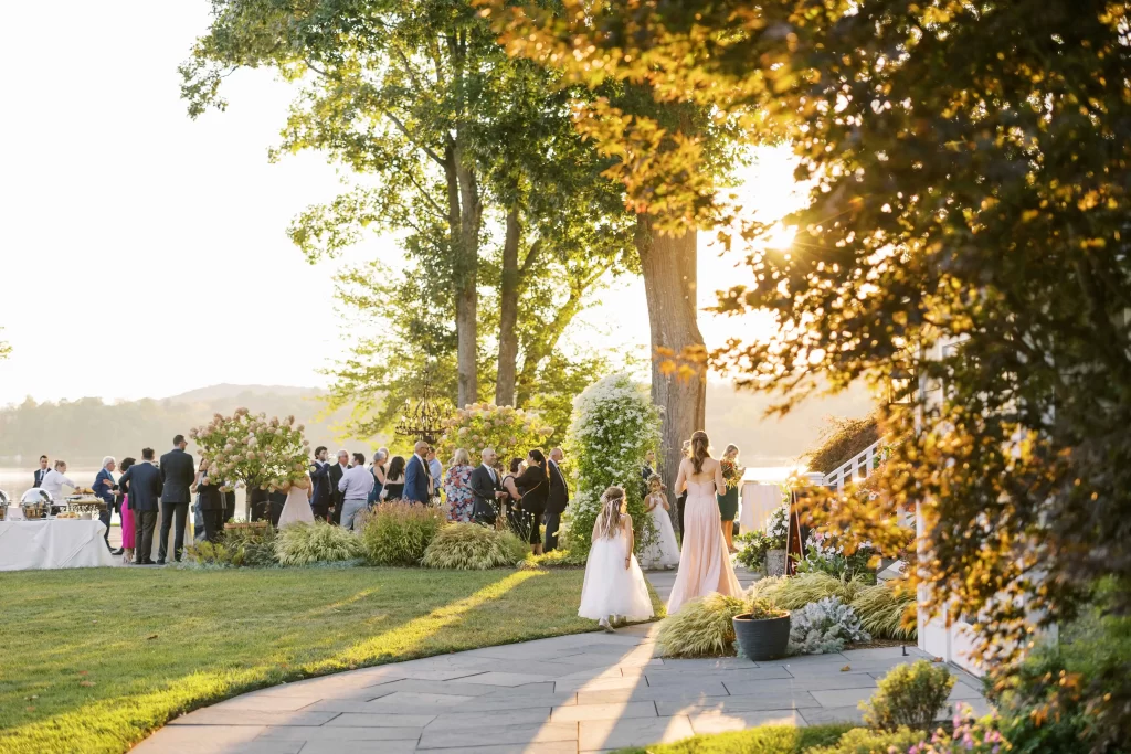 lakeside beautiful wedding 